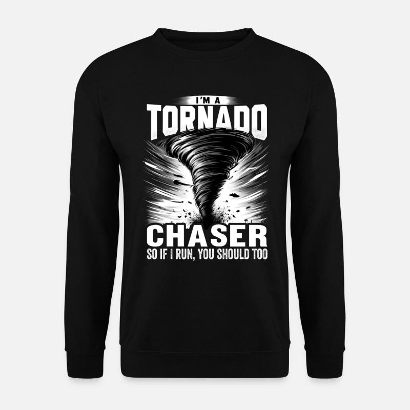 Meteorologie-tornado-chaser-sturmjagd-outfit - Unisex Pullover - Schwarz