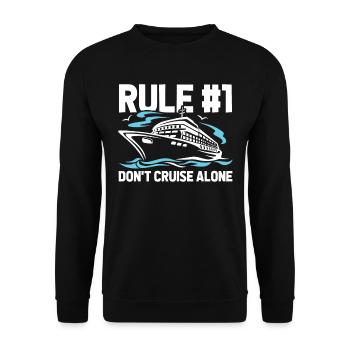 Cruise - Unisex Sweatshirt - black - Front - Alina (178cm) & Michal (187cm)