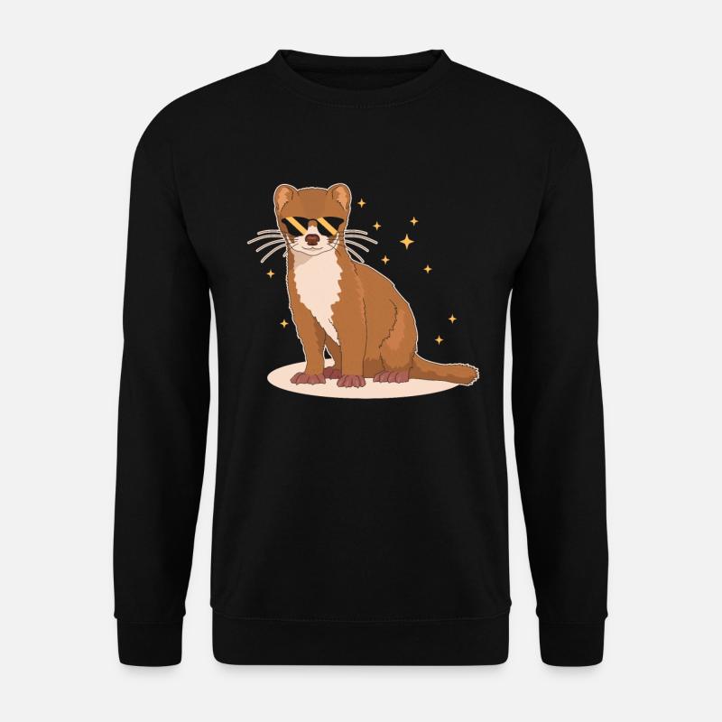 Weasel Mouse Weasel Hermännchen Gift - Unisex Sweatshirt - black