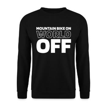 VTT VTT VTT - Sweat-shirt Unisexe - noir - Devant - Alina (178cm) & Michal (187cm)