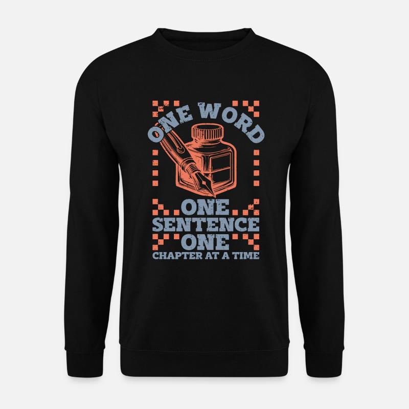 Book Editor One Word One Sentence One Publisher - Unisex Pullover - Schwarz