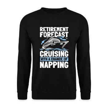 Retraite de Cruise - Sweat-shirt Unisexe - noir - Devant - Alina (178cm) & Michal (187cm)