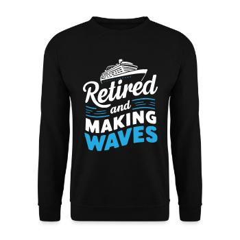 Retraite de Cruise - Sweat-shirt Unisexe - noir - Devant - Alina (178cm) & Michal (187cm)