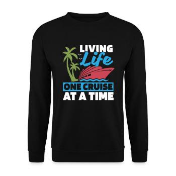Cruise - Unisex Sweatshirt - black - Front - Alina (178cm) & Michal (187cm)