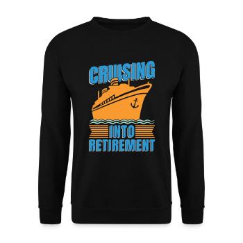 Croisière - Sweat-shirt Unisexe - noir - Devant - Alina (178cm) & Michal (187cm)