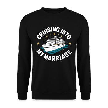 Croisière - Sweat-shirt Unisexe - noir - Devant - Alina (178cm) & Michal (187cm)