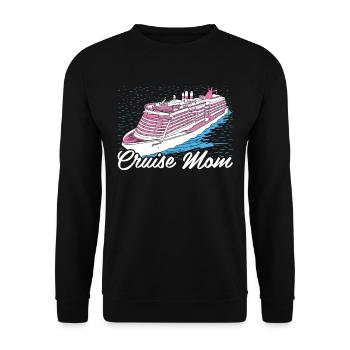 Kreuzfahrt - Unisex Pullover - Schwarz - Vorne - Alina (178cm) & Michal (187cm)