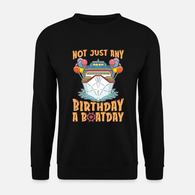 Croisière d’anniversaire à Kreuzfahrt - Sweat-shirt Unisexe - noir