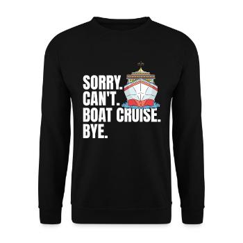 Croisière - Sweat-shirt Unisexe - noir - Devant - Alina (178cm) & Michal (187cm)