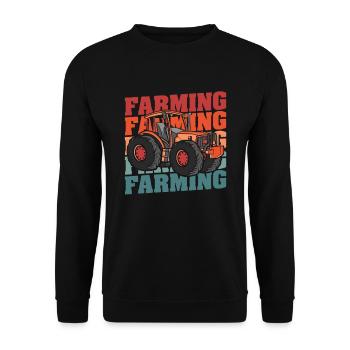 Agriculteur Agriculteur - Sweat-shirt Unisexe - noir - Devant - Alina (178cm) & Michal (187cm)