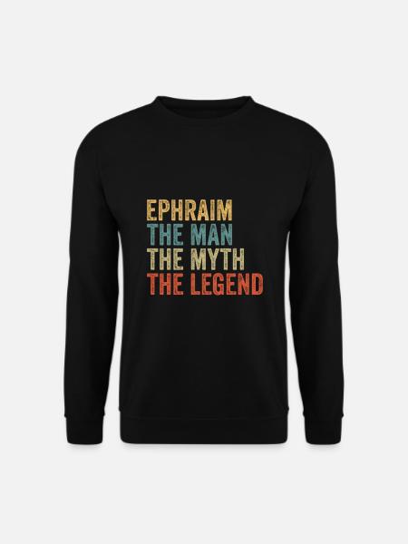 Ephraim the man the myth - Unisex Pullover - Schwarz