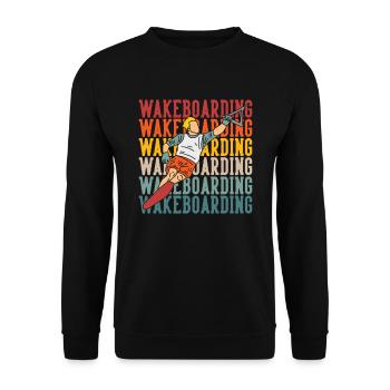 Wakeboard Wakeboarder - Sweat-shirt Unisexe - noir - Devant - Alina (178cm) & Michal (187cm)