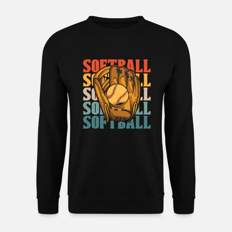 Softball - Unisex Sweatshirt - black