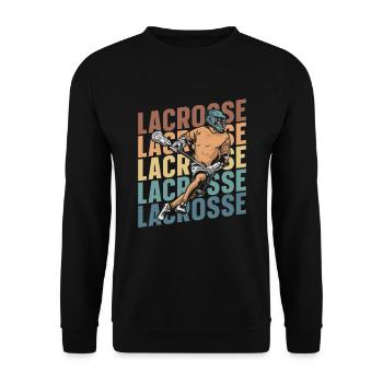 Lacrosse - Sweat-shirt Unisexe - noir - Devant - Alina (178cm) & Michal (187cm)
