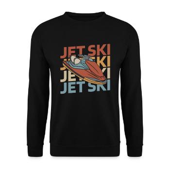 Jet Ski - Sweat-shirt Unisexe - noir - Devant - Alina (178cm) & Michal (187cm)