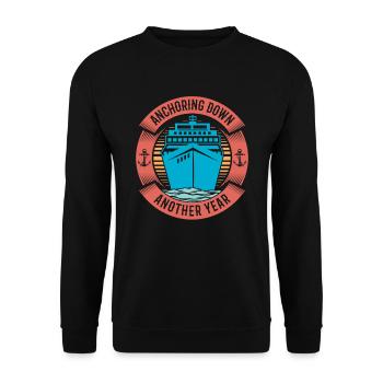 Croisière d’anniversaire à Kreuzfahrt - Sweat-shirt Unisexe - noir - Devant - Alina (178cm) & Michal (187cm)