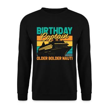Croisière d’anniversaire à Kreuzfahrt - Sweat-shirt Unisexe - noir - Devant - Alina (178cm) & Michal (187cm)