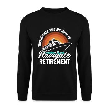 Retraite de Cruise - Sweat-shirt Unisexe - noir - Devant - Alina (178cm) & Michal (187cm)
