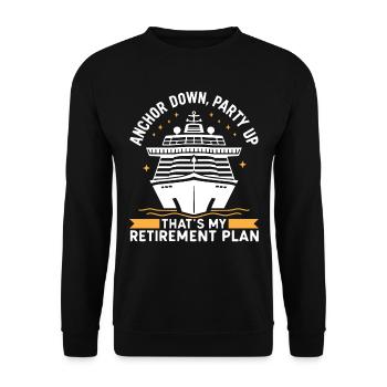 Retraite de Cruise - Sweat-shirt Unisexe - noir - Devant - Alina (178cm) & Michal (187cm)