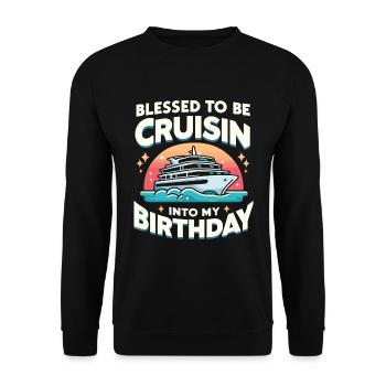 Croisière - Sweat-shirt Unisexe - noir - Devant - Alina (178cm) & Michal (187cm)
