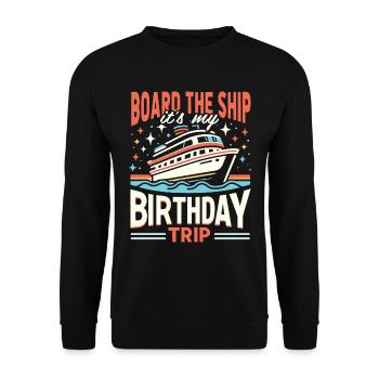 Croisière - Sweat-shirt Unisexe - noir - Devant - Alina (178cm) & Michal (187cm)