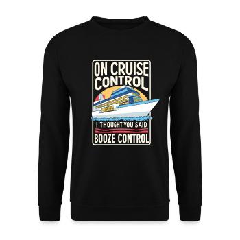 Croisière - Sweat-shirt Unisexe - noir - Devant - Alina (178cm) & Michal (187cm)