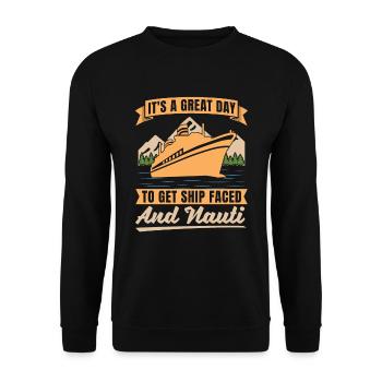 Cruise - Unisex Sweatshirt - black - Front - Alina (178cm) & Michal (187cm)