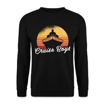 Croisière - Sweat-shirt Unisexe - noir - Devant - Alina (178cm) & Michal (187cm)