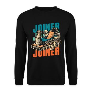 Charpentier Charpentier - Sweat-shirt Unisexe - noir - Devant - Alina (178cm) & Michal (187cm)