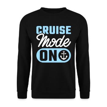 Cruise - Unisex Sweatshirt - black - Front - Alina (178cm) & Michal (187cm)