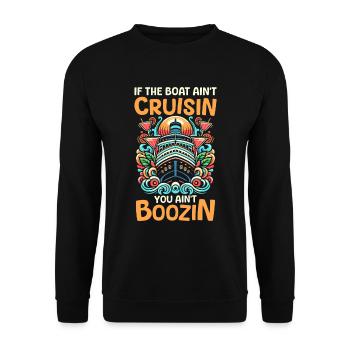 Croisière - Sweat-shirt Unisexe - noir - Devant - Alina (178cm) & Michal (187cm)