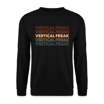 Elevator Elevator - Unisex Sweatshirt - black - Front - Alina (178cm) & Michal (187cm)