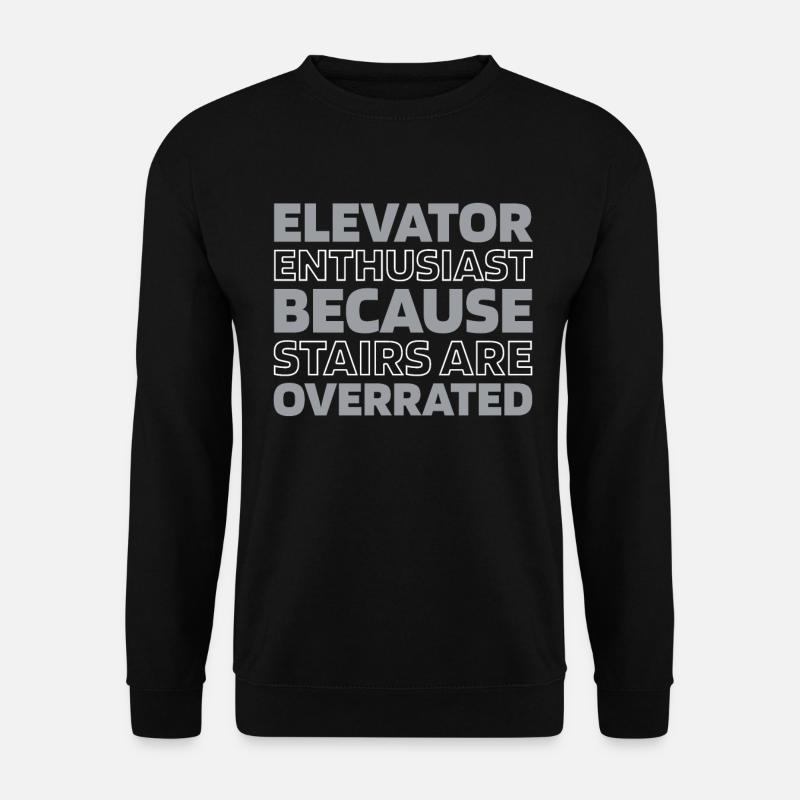 Elevator Elevator - Unisex Sweatshirt - black