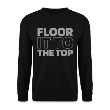 Elevator Elevator - Unisex Sweatshirt - black - Front - Alina (178cm) & Michal (187cm)