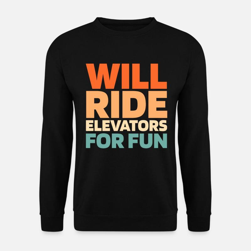 Elevator Elevator - Unisex Sweatshirt - black
