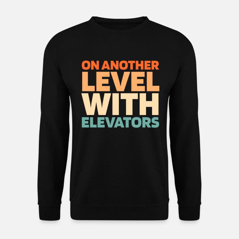 Elevator Elevator - Unisex Sweatshirt - black