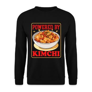 Kimchi Korean Food Dish Kimchi Gift - Unisex Sweatshirt - black - Front - Alina (178cm) & Michal (187cm)