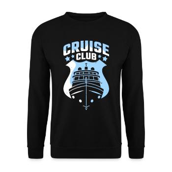 Cruise - Unisex Sweatshirt - black - Front - Alina (178cm) & Michal (187cm)