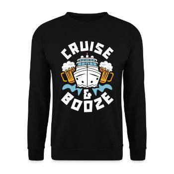 Croisière - Sweat-shirt Unisexe - noir - Devant - Alina (178cm) & Michal (187cm)