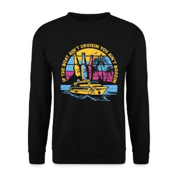 Croisière - Sweat-shirt Unisexe - noir - Devant - Alina (178cm) & Michal (187cm)