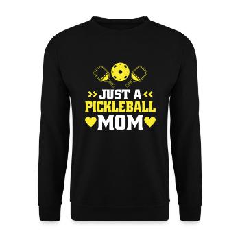 Pickleball Mutter Juste une maman de pickleball - Sweat-shirt Unisexe - noir - Devant - Alina (178cm) & Michal (187cm)
