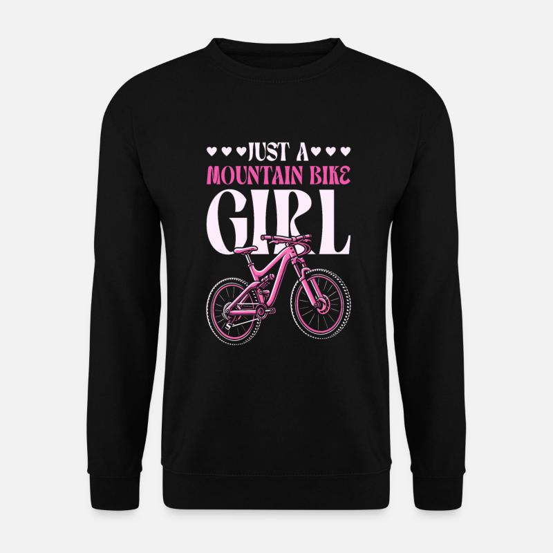 Mountainbike Mountainbiker Mtb - Unisex Pullover - Schwarz