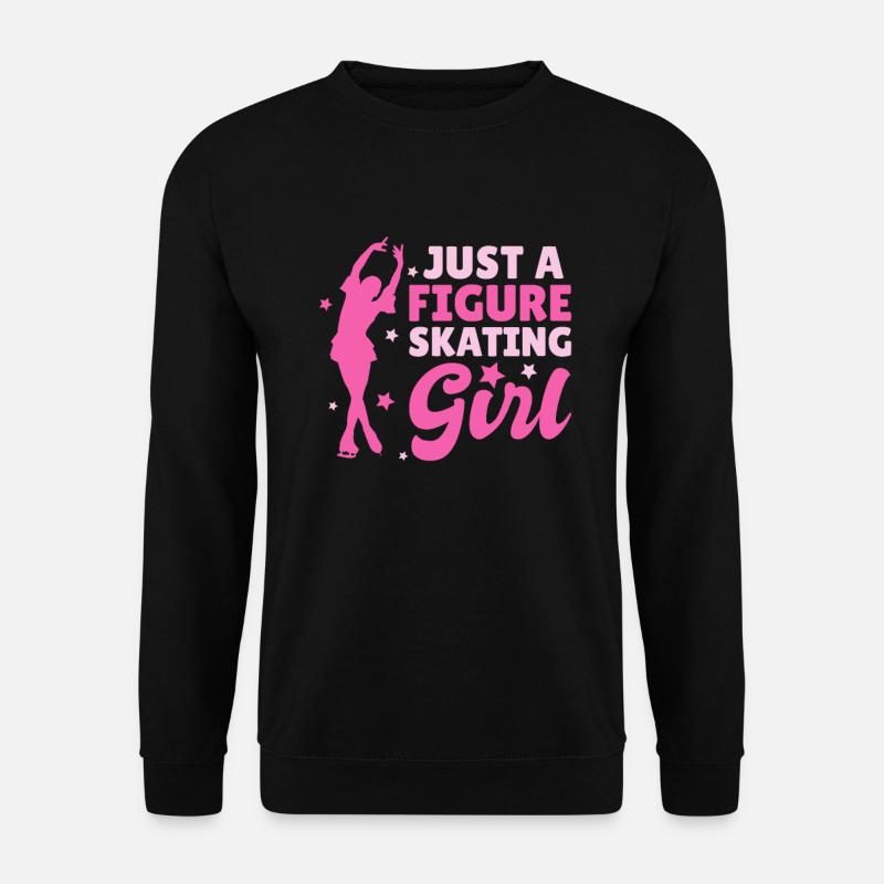 Eiskunstlauf Eiskunstläuferin - Unisex Pullover - Schwarz
