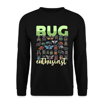 Pest Control Bug Enthusiast Animal Control Officer - Unisex Pullover - Schwarz - Vorne - Alina (178cm) & Michal (187cm)