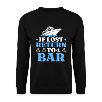 Croisière - Sweat-shirt Unisexe - noir - Devant - Alina (178cm) & Michal (187cm)