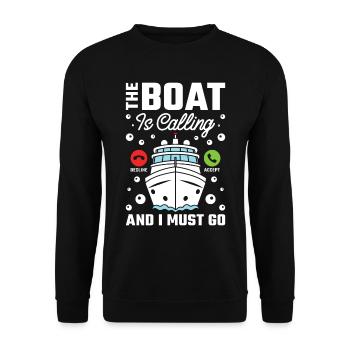 Croisière - Sweat-shirt Unisexe - noir - Devant - Alina (178cm) & Michal (187cm)