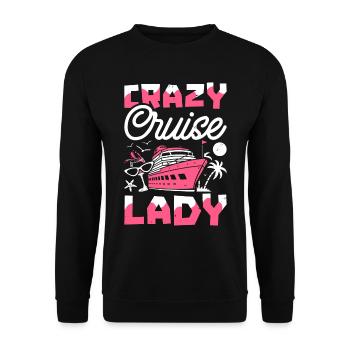 Cruise - Unisex Sweatshirt - black - Front - Alina (178cm) & Michal (187cm)