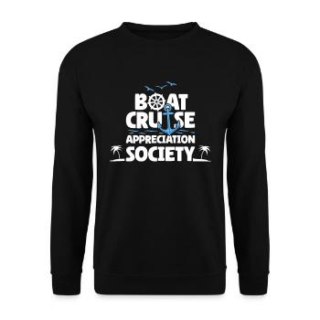 Croisière - Sweat-shirt Unisexe - noir - Devant - Alina (178cm) & Michal (187cm)