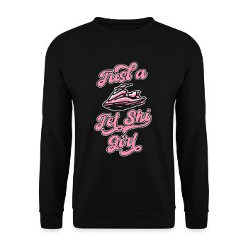 Jet Ski Juste Une Fille De Jet Ski - Sweat-shirt Unisexe - noir - Devant - Alina (178cm) & Michal (187cm)