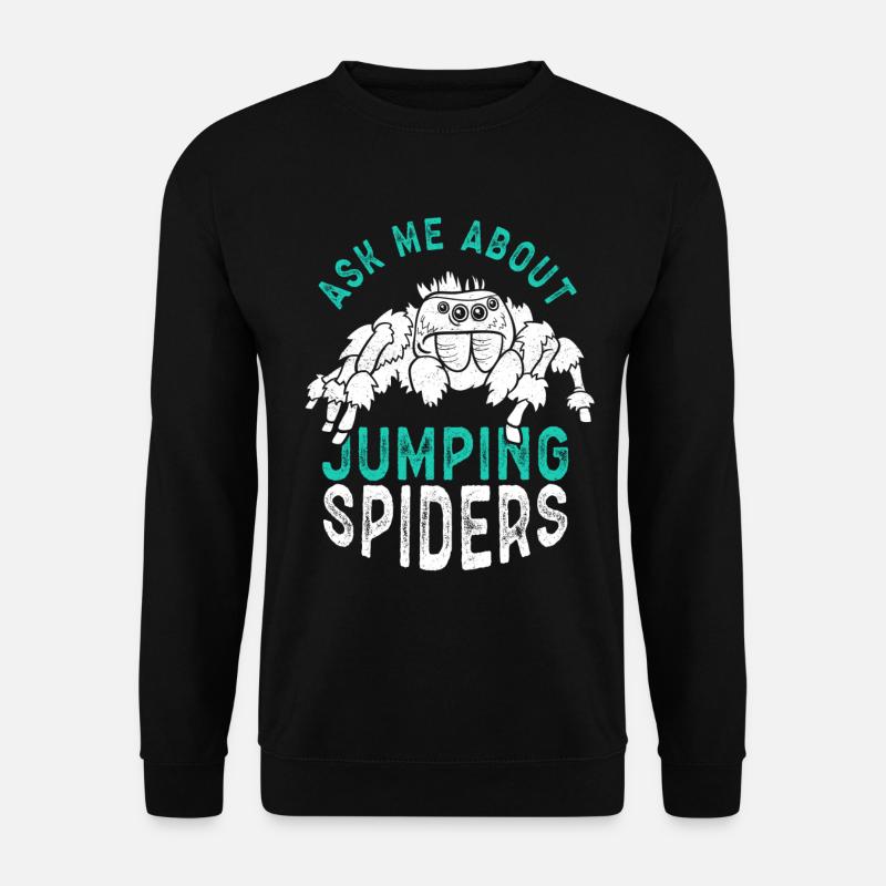 Araignée sauteuse Cadeau d’araignée sauteuse - Sweat-shirt Unisexe - noir